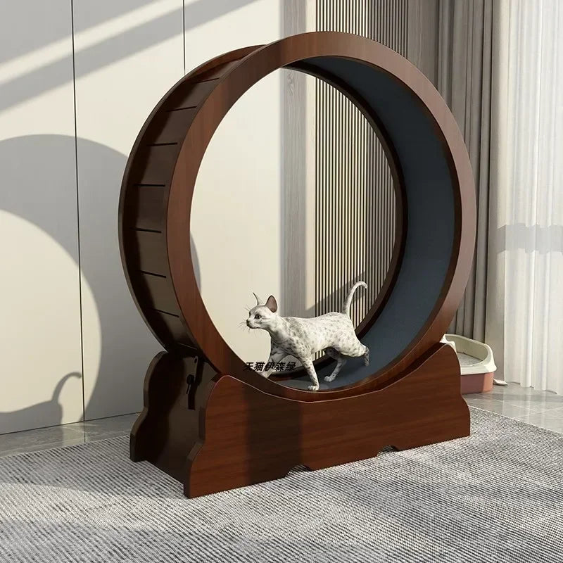 Eco-Friendly Cat Running Wheel - The Ultimate Exercise Equipment for Happy Cats