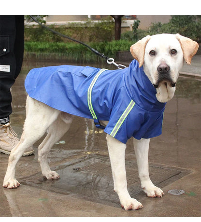 Corgi Style Waterproof Hooded Raincoat for Dogs