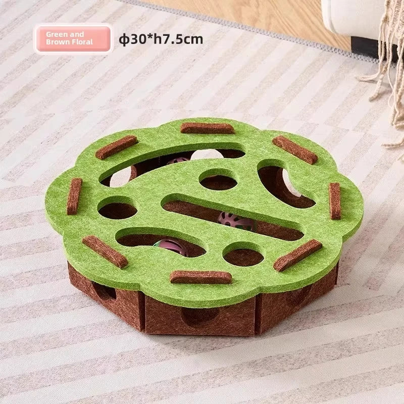 Mystery Paw Interactive Cat Puzzle Box - Ultimate Indoor Cat Enrichment