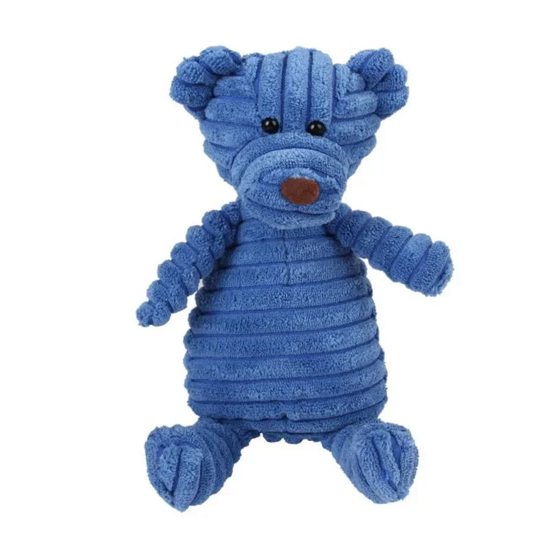 Mystery Paw Animal Squeaky Plush Toys for Dogs - Interactive & Durable Fun