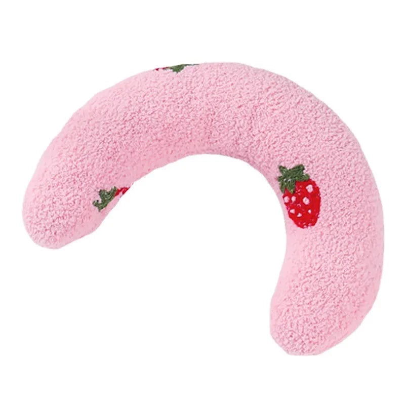 Mystery Paw Cozy Comfort U-Shaped Pillow for Cats and Dogs