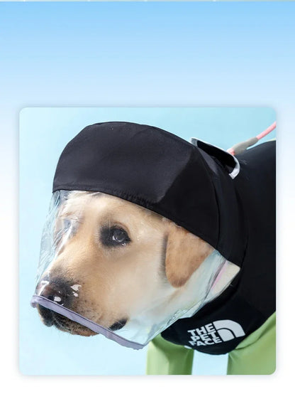 Mystery Paw Dog & Cat Hooded Rain Poncho