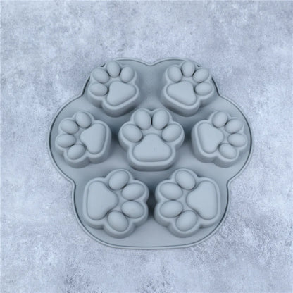Mystery Paw Paw Print Silicone Mold for Pet Treats