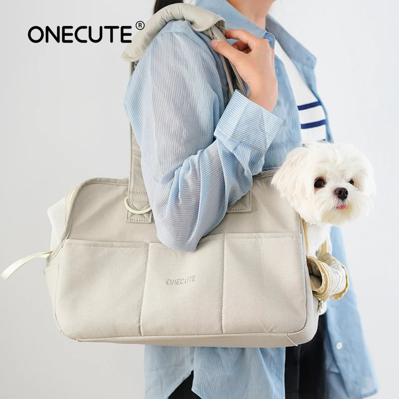 Mystery Paw Breathable Dog Carrier Bag - Travel in Style!