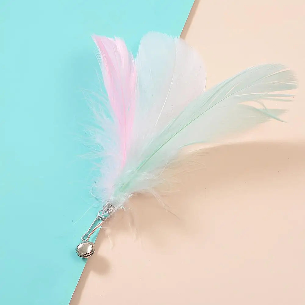 Mystery Paw Suction Cup Feather Teaser Wand - Endless Fun for Your Feline!