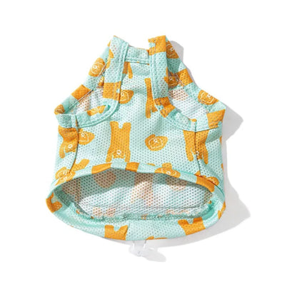 Mystery Paw Summer Dog Vest and Hat Set