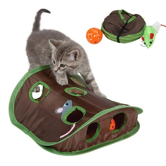 Mystery Paw Cat Interactive Hide & Seek Puzzle Toy