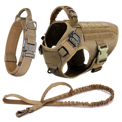 PETRAVEL Adjustable Military Grade Vest Dog Harness