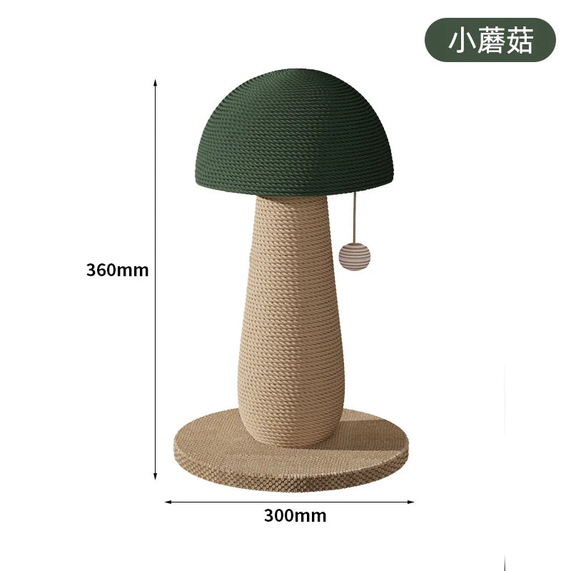 Mystery Paw Mushroom Cat Scratching Post