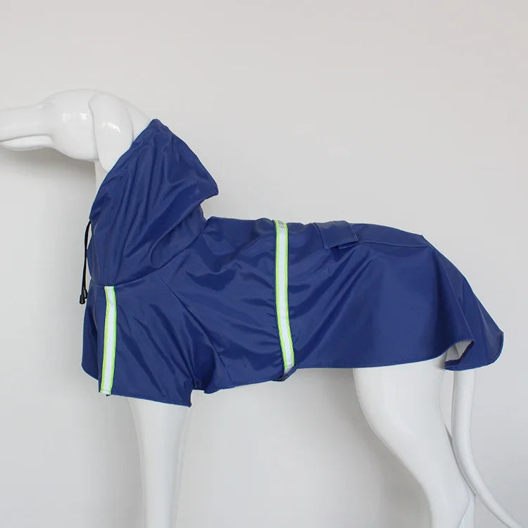Corgi Style Waterproof Hooded Raincoat for Dogs