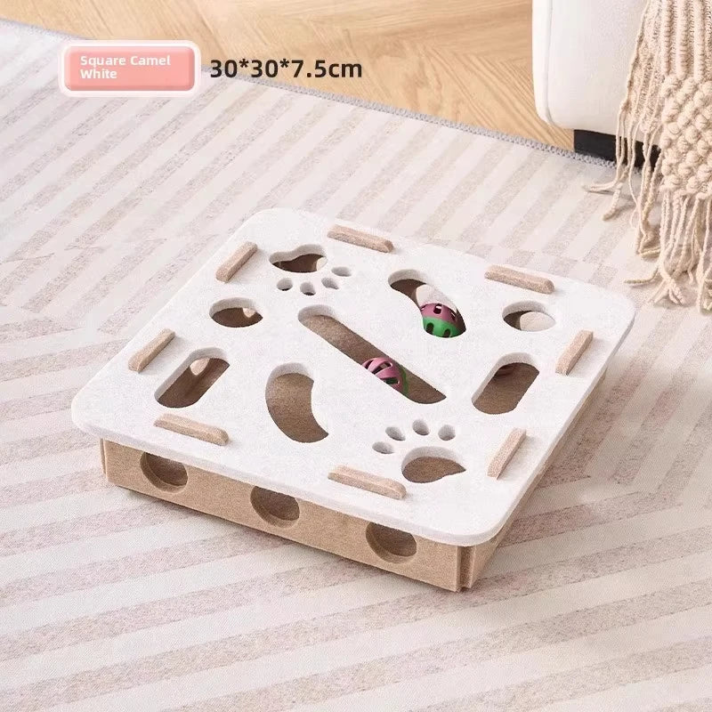 Mystery Paw Interactive Cat Puzzle Box - Ultimate Indoor Cat Enrichment