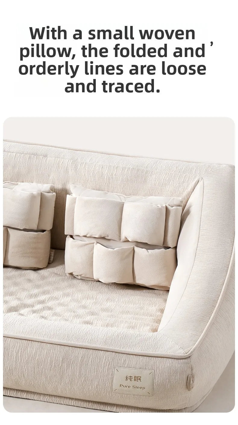 Premium All-Season Pet House: Soft Washable Bed for Small to Medium Dogs & Cats