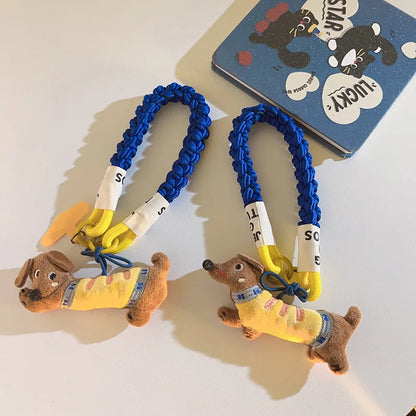 Adorable Dachshund Lanyard - Universal Mobile Phone Accessory
