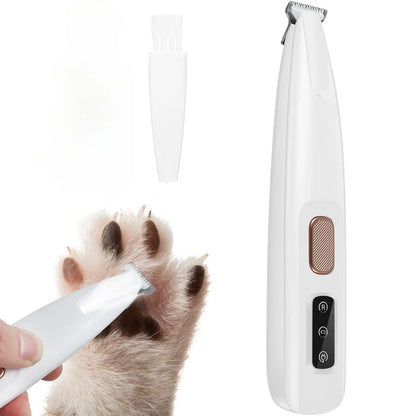 Mystery Paw LED Dog Paw Trimmer - Waterproof & Rechargeable Grooming Clippers