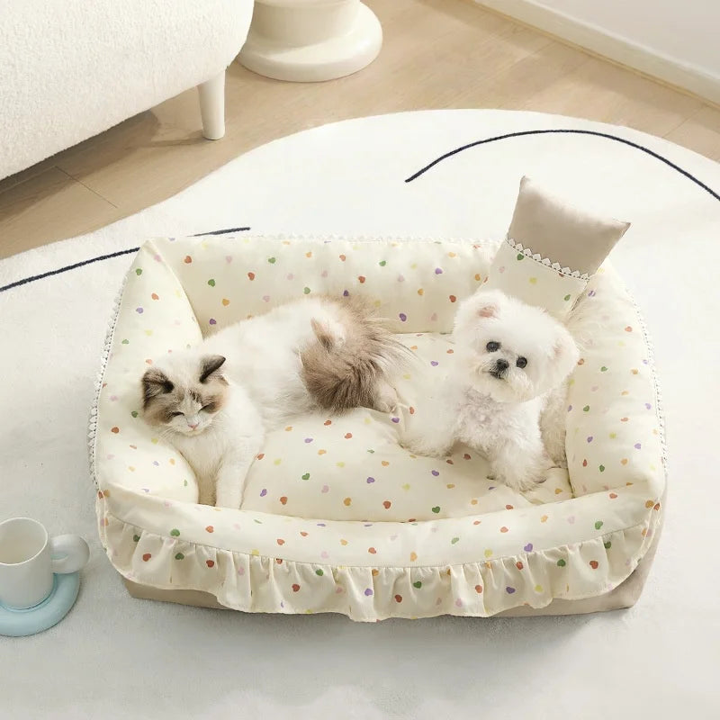 Mystery Paw Cozy Nest Dog Bed - Perfect Comfort for Your Small to Medium Pets!