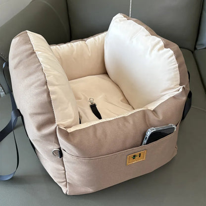 Eco-Friendly Dual-Use Pet Car Seat & Cozy Nest