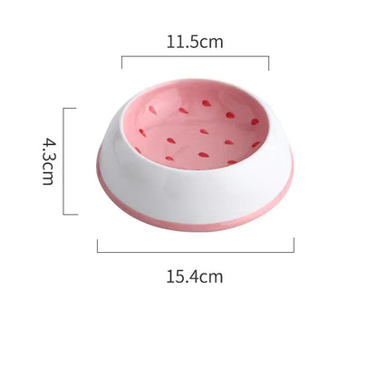 Mystery Paw: Fruity Fun Ceramic Pet Bowls