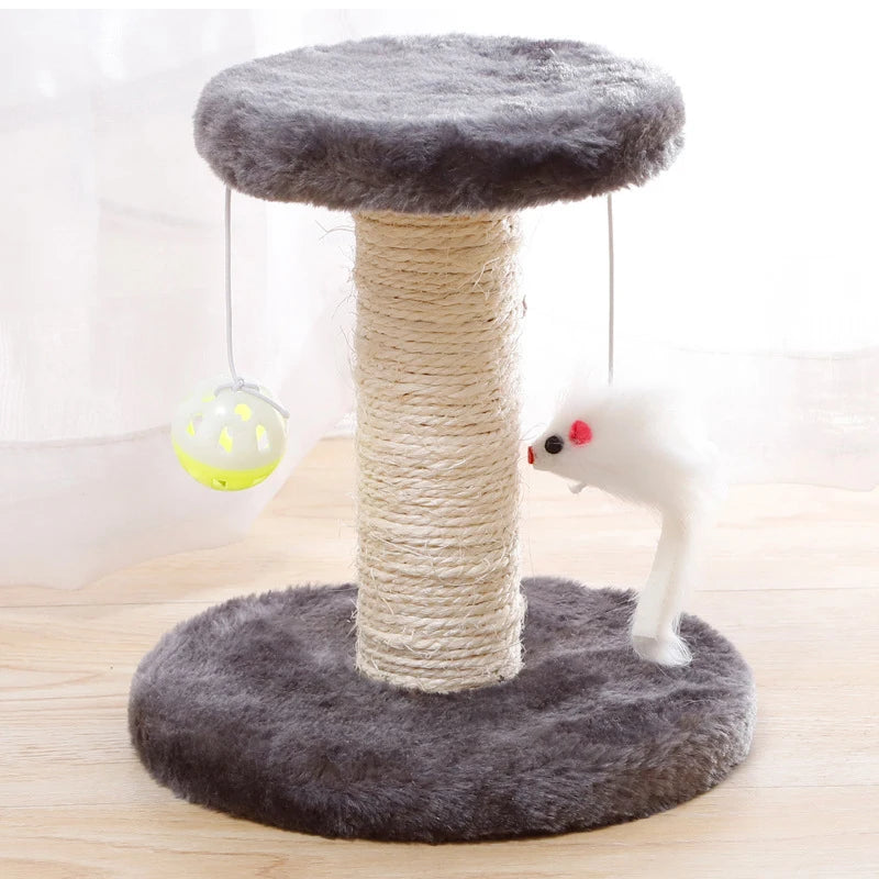 Mystery Paw Sisal Cat Scratcher & Interactive Play Post