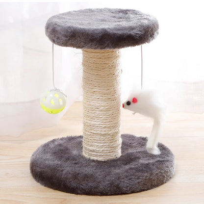 Mystery Paw Sisal Cat Scratcher & Interactive Play Post