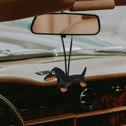 Dachshund Delight Leather Keychain - Cute & Fashionable Accessory
