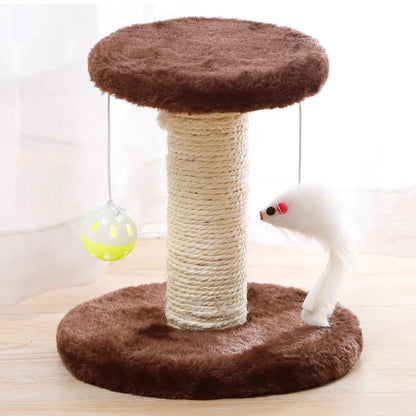 Mystery Paw Sisal Cat Scratcher & Interactive Play Post