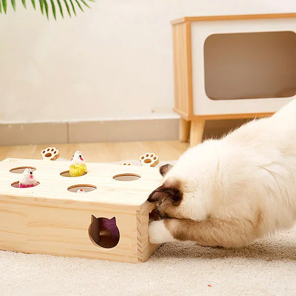 Mystery Paw's Whack-a-Mole Interactive Cat Toy