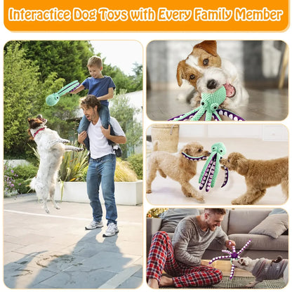 Indestructible Squeaky Plush Chew Toy for Dogs