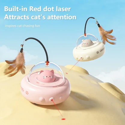 Mystery Paw Electric Feather Teaser – The Ultimate Interactive Toy for Cats