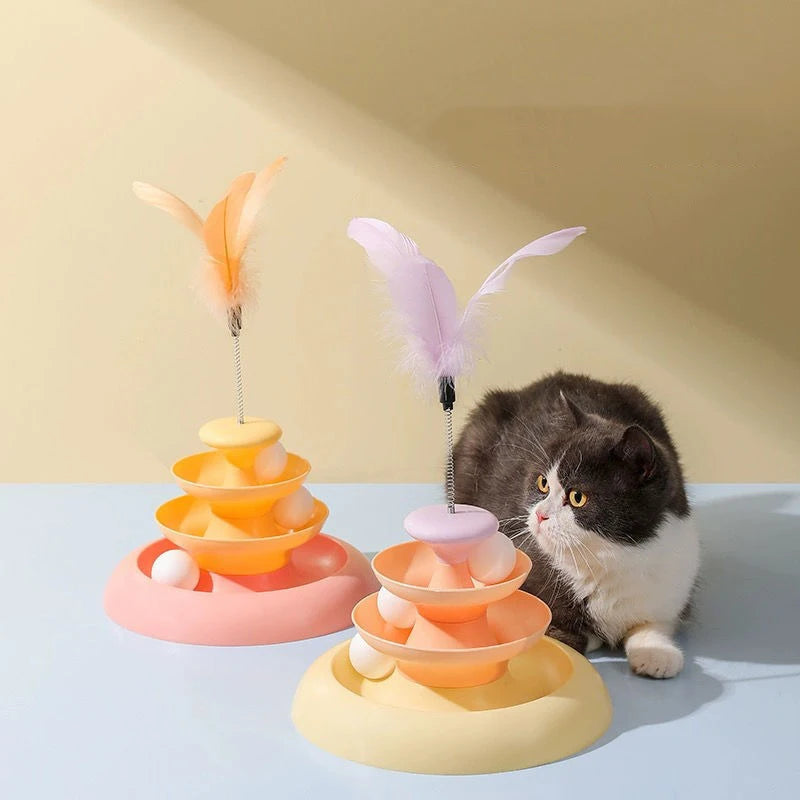 Mystery Paw Cat Turntable Teaser & Tunnel Toy