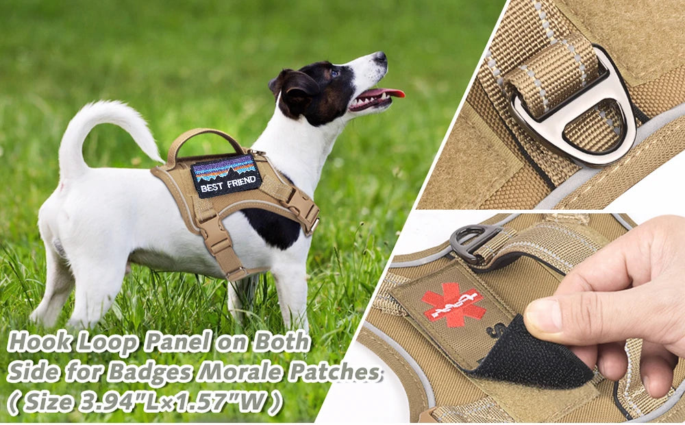 Tactical Reflective No-Pull Puppy Vest Harness - Mystery Paw