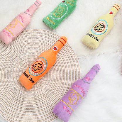 Mystery Paw Funny Bottle Plush Catnip Toy - Crinkle & Mint Fun for Cats!