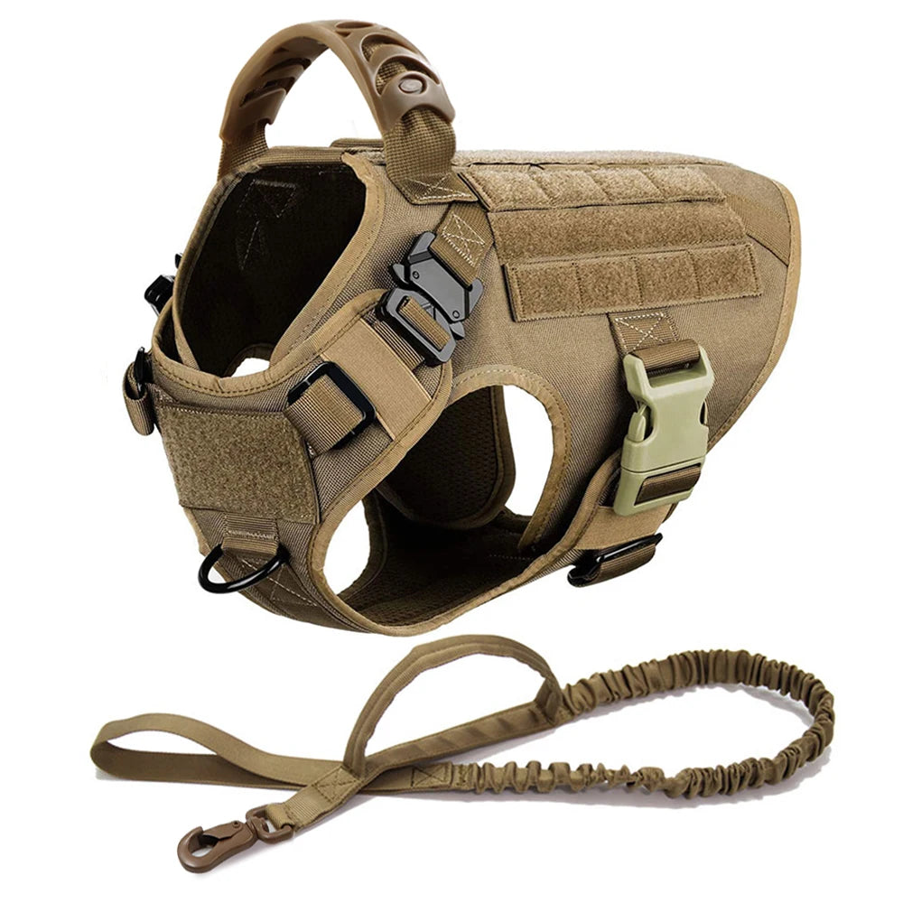 PETRAVEL Adjustable Military Grade Vest Dog Harness