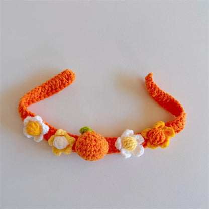 Cozy Wool Pet Necklaces & Collars for Cats and Small Dogs