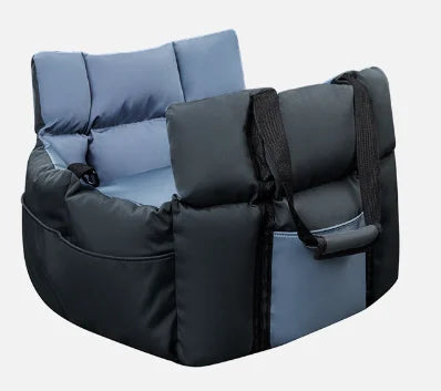 Mystery Paw 2-in-1 Cozy Booster Car Seat & Travel Bed for Small Pets