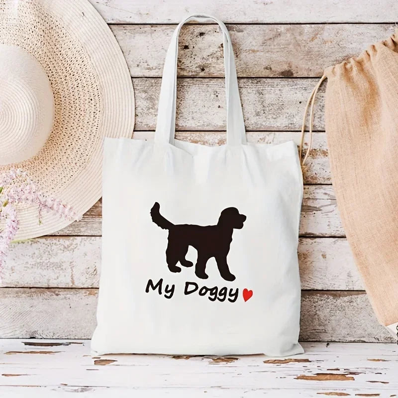 Dachshund Delight Eco-Friendly Canvas Tote Bag for Pet Lovers