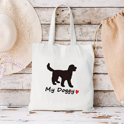 Dachshund Delight Eco-Friendly Canvas Tote Bag for Pet Lovers
