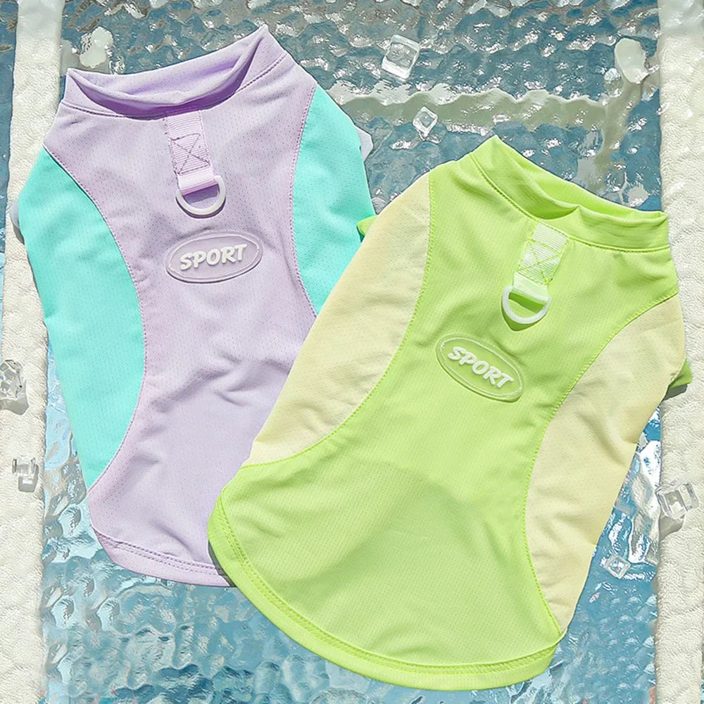 Kawaii Summer Cool Dog Vest - Breathable & Stylish Sun Protection