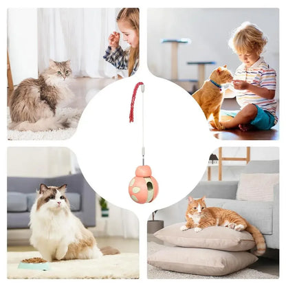 Mystery Paw Interactive Wobble Ball Cat Toy with Treat Dispenser