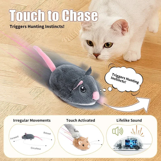 Mystery Paw Electric Interactive Mouse Cat Toy