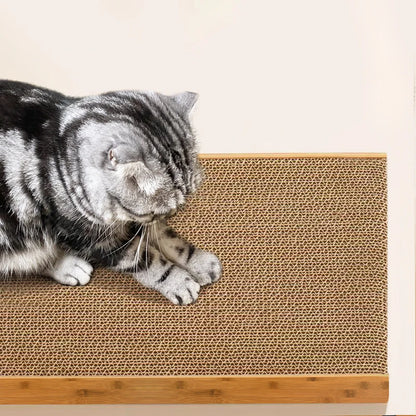 Mystery Paw Vertical Cat Scratcher Lounge with Interactive Ball Toy