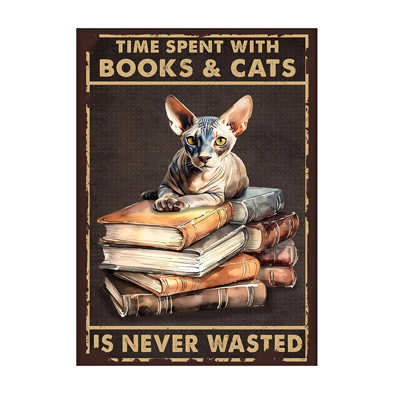 Charming Dog & Books Canvas Print - Perfect for Dog Lovers