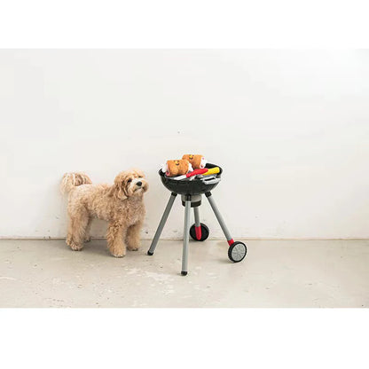 Mystery Paw Interactive Sniff & Chew Plush BBQ Dog Toy