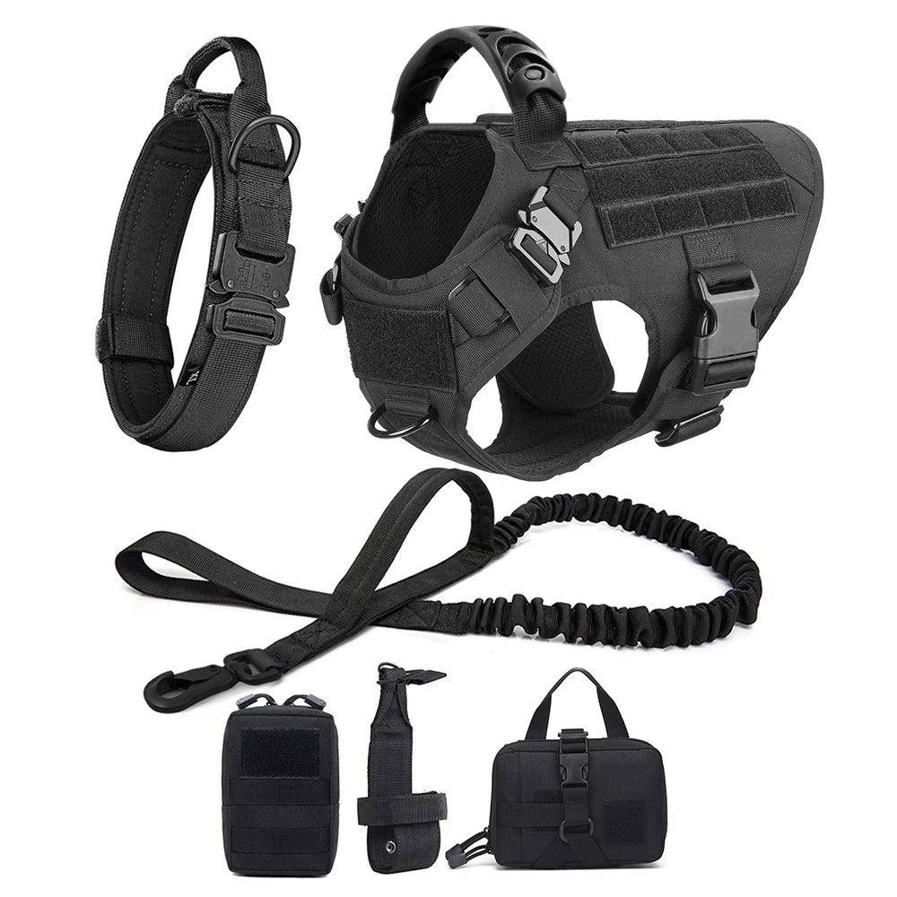 PETRAVEL Adjustable Military Grade Vest Dog Harness