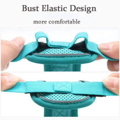 Reflective No Pull Harness & Leash Set for Dogs and Cats - Mystery Paw