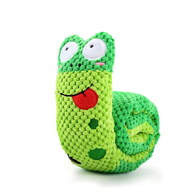 Kawaii Interactive Sounding Frog Puzzle Toy for Dogs