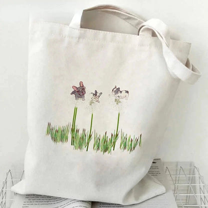 French Bulldog Fashion Canvas Tote - Cute & Versatile