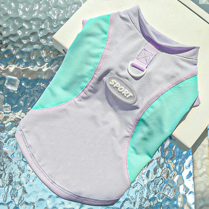 Kawaii Summer Cool Dog Vest - Breathable & Stylish Sun Protection
