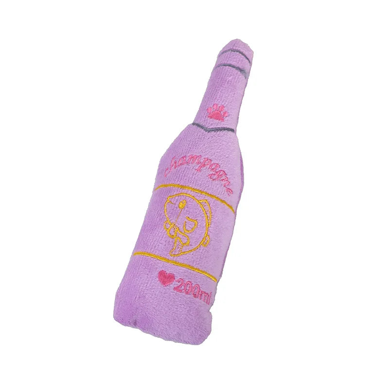 Mystery Paw Funny Bottle Plush Catnip Toy - Crinkle & Mint Fun for Cats!