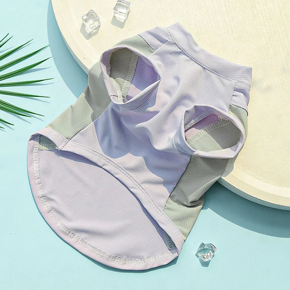 Kawaii Summer Cool Dog Vest - Breathable & Stylish Sun Protection