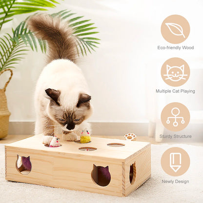 Mystery Paw's Whack-a-Mole Interactive Cat Toy